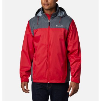 Columbia Jas Heren, Glennaker Lake Rain Big Blauw Rood DiepGrijs, 73QVNSTJE